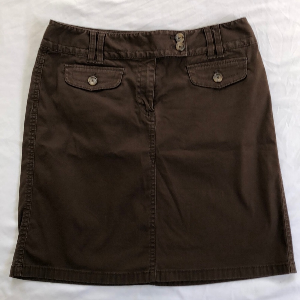 Ann Taylor twill skirt